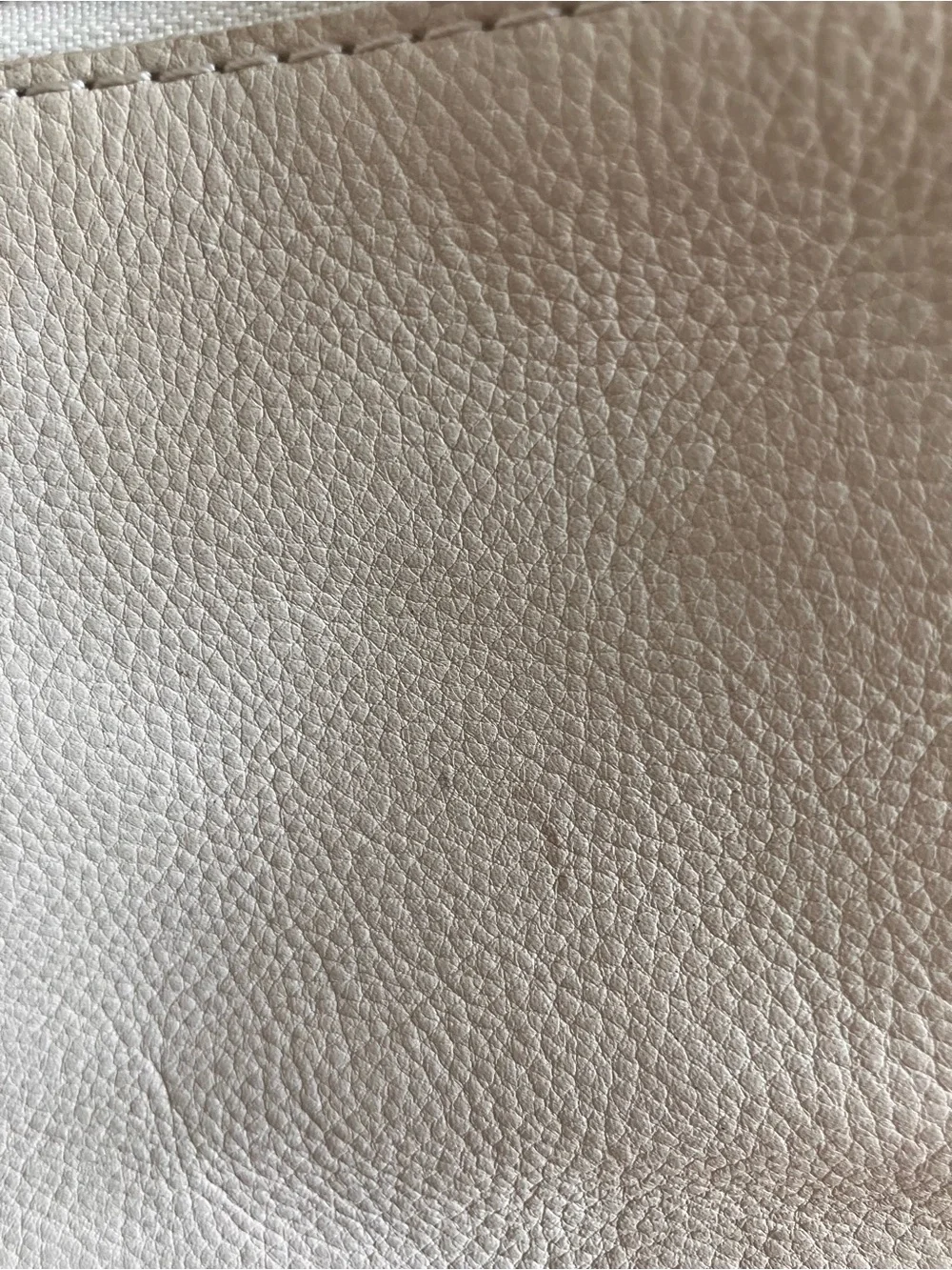 American Leather Co. cream leather